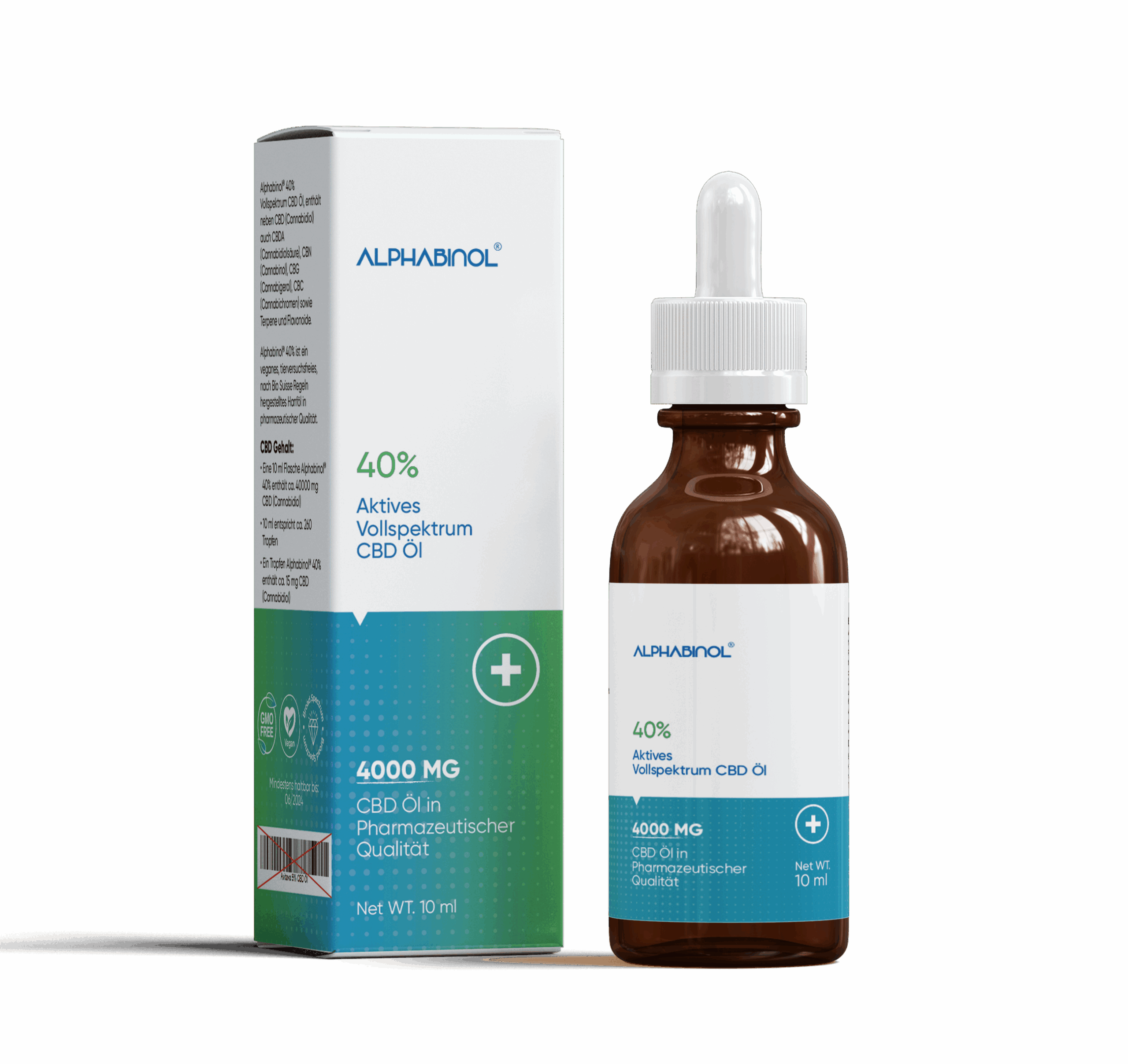 ALPHABINOL® 40% 4000 mg Premium Vollspektrum Öl ALPHABINOL® 40% 4000 mg Premium Vollspektrum Öl