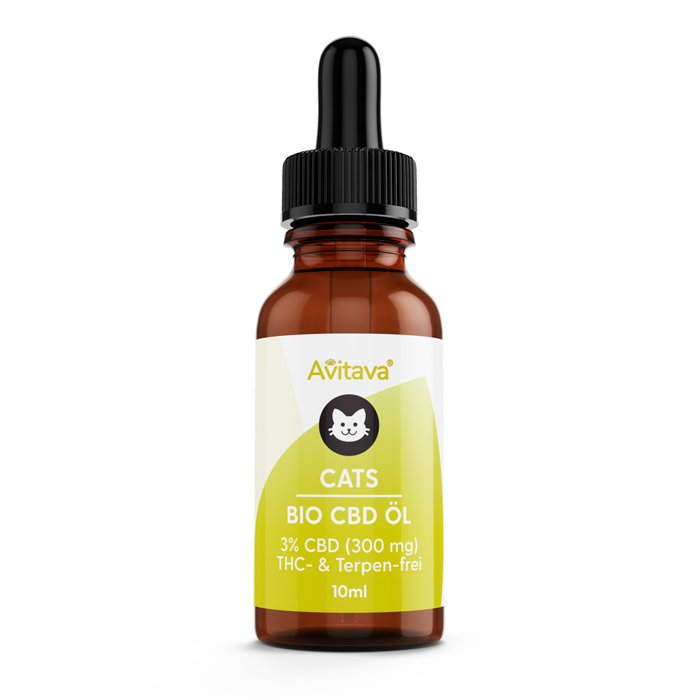 Avitava - CBD Vollspektrum Tropfen 3% (300mg) für Katzen THC-frei Avitava - CBD Vollspektrum Tropfen 3% (300mg) für Katzen THC-frei