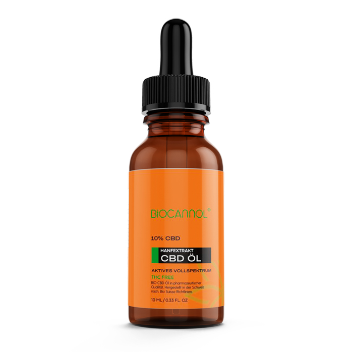 Biocannol® 10% Premium Vollspektrum THC-frei CBD Öl 10 ml Biocannol® 10% Premium Vollspektrum THC-frei CBD Öl 10 ml