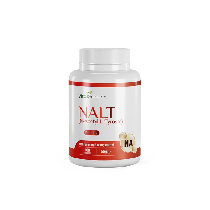 VitaSanum® - NALT (N-Acetyl L-Tyrosin) 400 mg 100 Kapseln VitaSanum® - NALT (N-Acetyl L-Tyrosin) 400 mg 100 Kapseln
