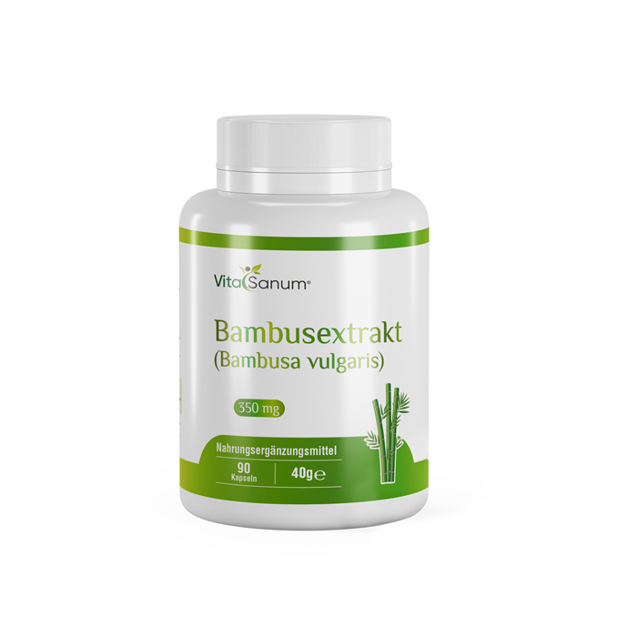 VitaSanum® - Bambusextrakt (Bambusa vulgaris) 350 mg 90 Kapseln VitaSanum® - Bambusextrakt (Bambusa vulgaris) 350 mg 90 Kapseln