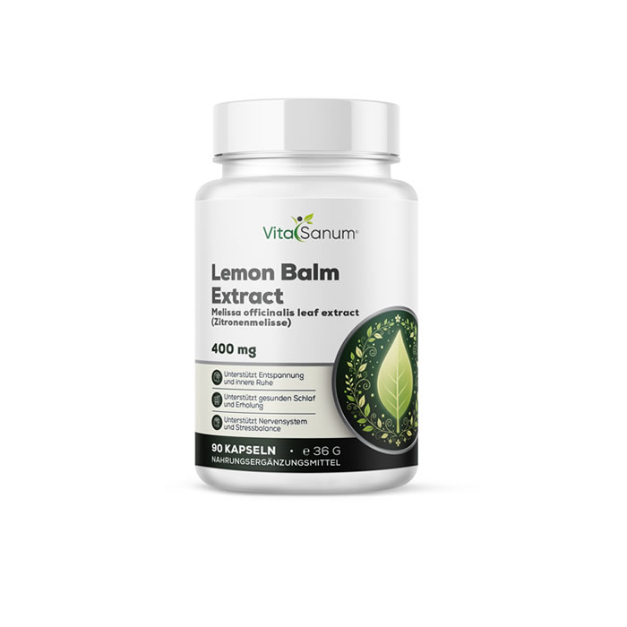 VitaSanum® - Zitronenmelisse (Melissa officinalis) 400 mg 90 Kapseln VitaSanum® - Zitronenmelisse (Melissa officinalis) 400 mg 90 Kapseln