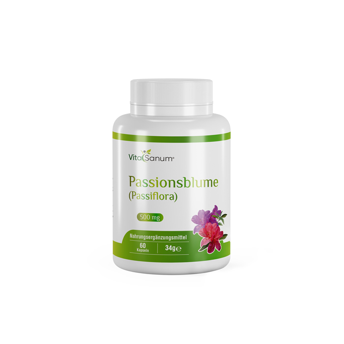 VitaSanum® - Passionsblume (Passiflora) 500 mg 60 Kapseln VitaSanum® - Passionsblume (Passiflora) 500 mg 60 Kapseln