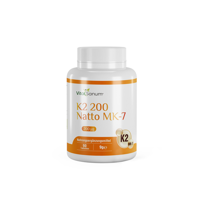 VitaSanum® - K2 200 Natto MK-7 200 µg 90 Tabletten VitaSanum® - K2 200 Natto MK-7 200 µg 90 Tabletten