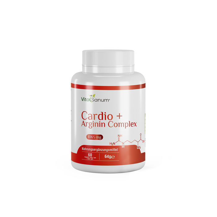 VitaSanum® - Cardio+ Arginin Complex – 60 Kapseln VitaSanum® - Cardio+ Arginin Complex – 60 Kapseln
