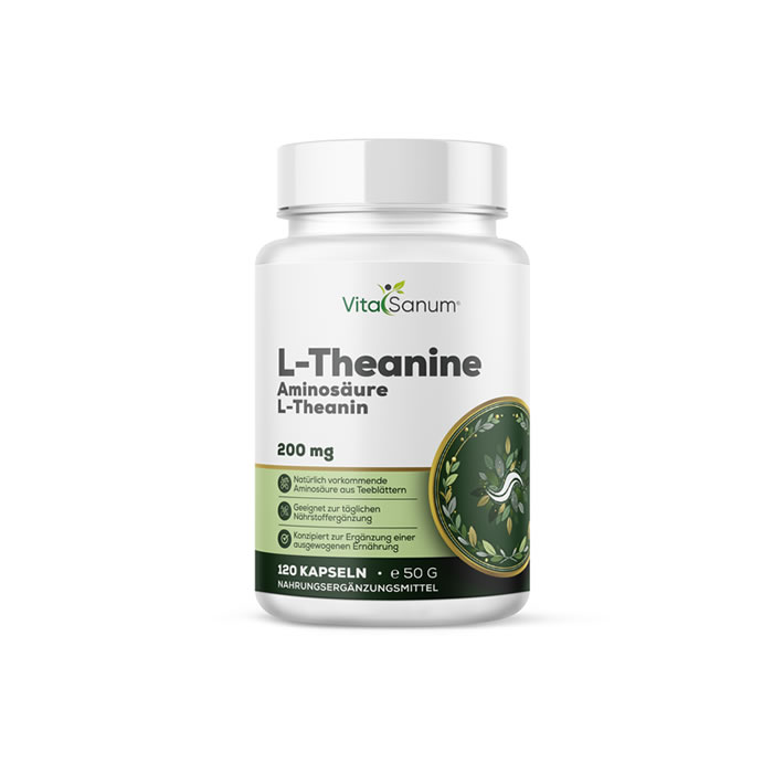 VitaSanum® - L-Theanin 200 mg – 120 Kapseln VitaSanum® - L-Theanin 200 mg – 120 Kapseln
